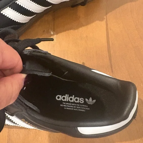 Adidas Black Sneakers with White Logo - Picture 3 of 9